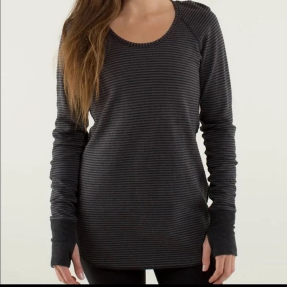 Lululemon Long Sleeve Crew Neck Reversible Tunic Top